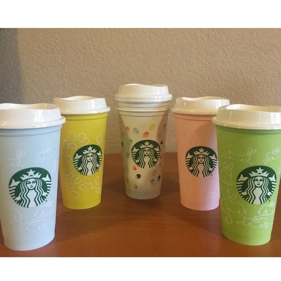Starbucks Other - Starbucks Spring Reusable Easter Variety 6 Packs